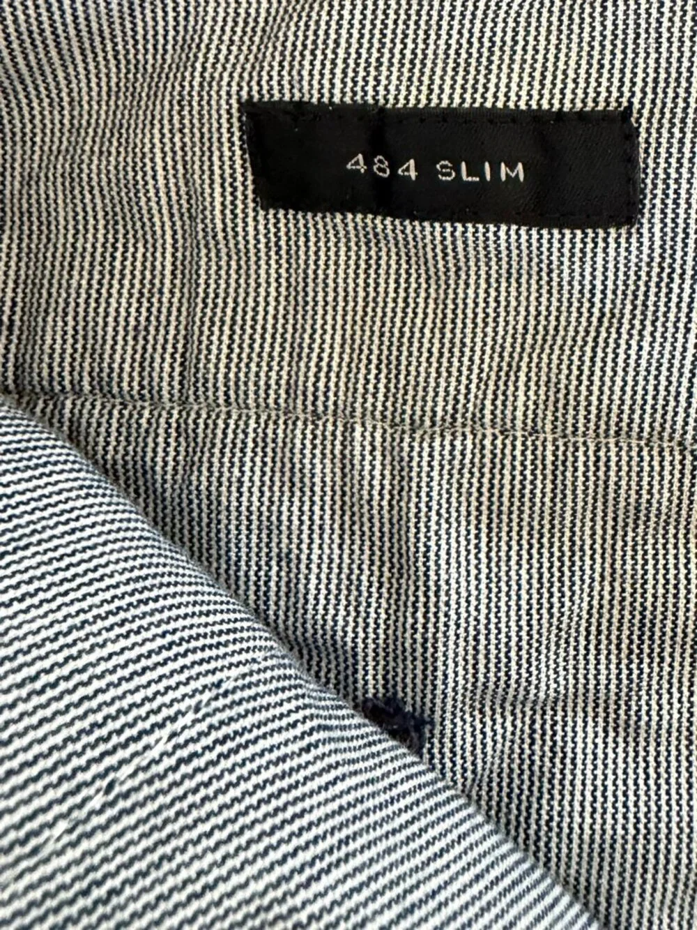 NWT J.Crew 484 Slim Fit Cotton Linen Chambray Chino Pants - Blue - 33x30